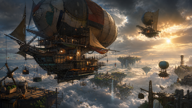 Airship Kingdoms Adrift Game Customer Remake preview