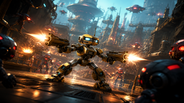 Akimbot original game remake reference artwork 1