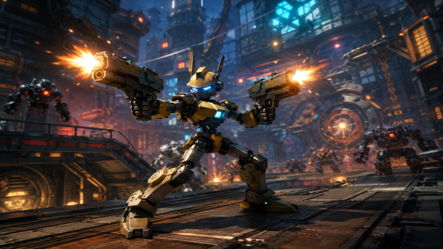 Akimbot original game remake reference artwork 2