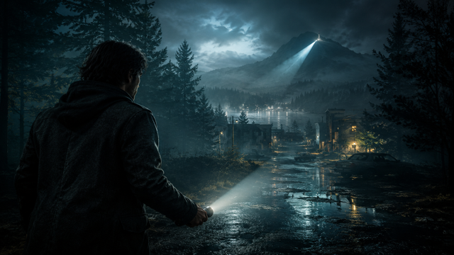 Alan Wake original game remake reference artwork 3