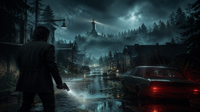Alan Wake II original game remake reference artwork 2