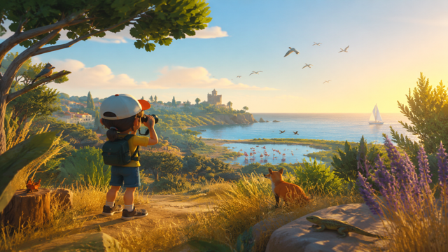 Alba A Wildlife Adventure original game remake reference artwork 2