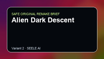 Alien Dark Descent original game remake reference artwork 2