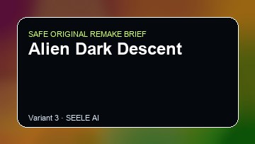 Alien Dark Descent original game remake reference artwork 3