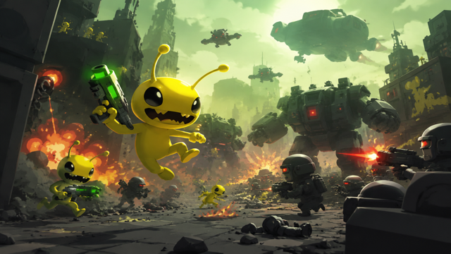 Alien Hominid Invasion Game Customer Remake preview