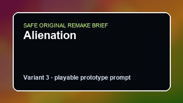 Alienation original alienation custom game reference artwork 3