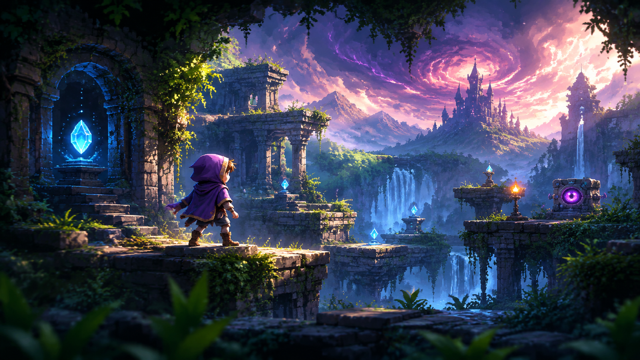 Alwa's Awakening Spelunky Custom Game Builder preview