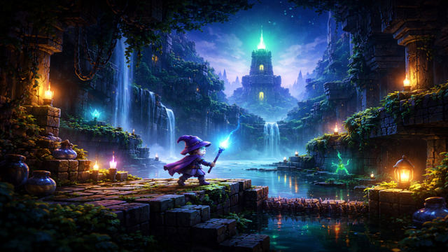 Alwa's Awakening original game remake reference artwork 3