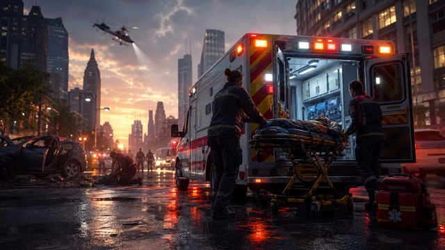 Ambulance Life original ambulance life diy game reference artwork 3