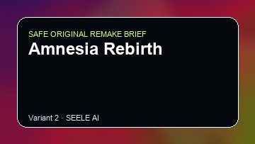 Amnesia Rebirth original game remake reference artwork 2