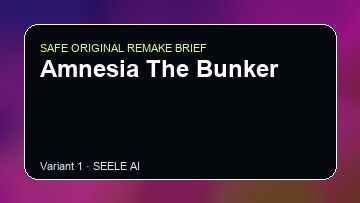 Amnesia The Bunker Spelunky Custom Game Builder preview