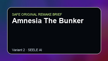 Amnesia The Bunker original game remake reference artwork 2