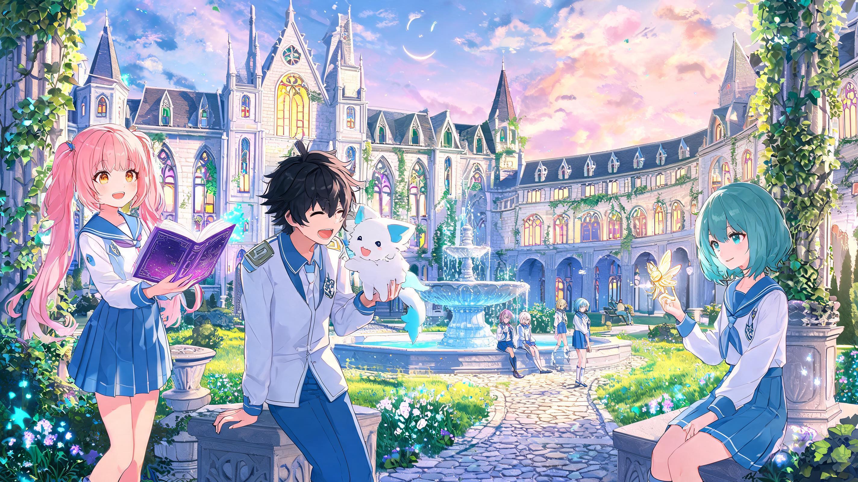 Anime AI Chat Characters for Original Game Worlds cover image showing original game character workflow concept