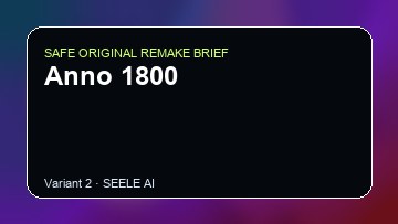 Anno 1800 original game remake reference artwork 2
