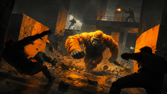 Ape Out Spelunky Custom Game Builder preview