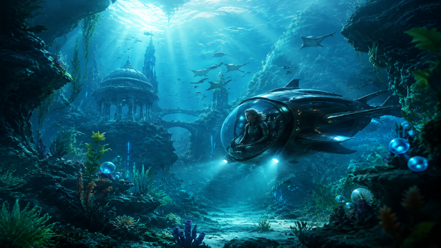 Aquaria One Lonely Outpost Custom Game Builder preview