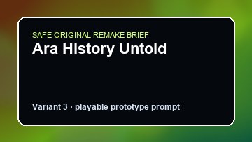 Ara History Untold original ara history untold custom game reference artwork 3