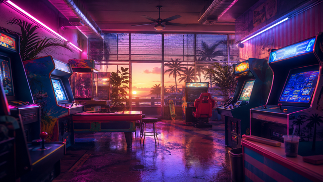 Arcade Paradise original game remake reference artwork 3