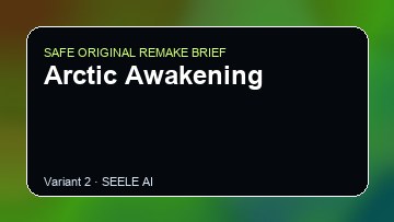 Arctic Awakening original game remake reference artwork 2