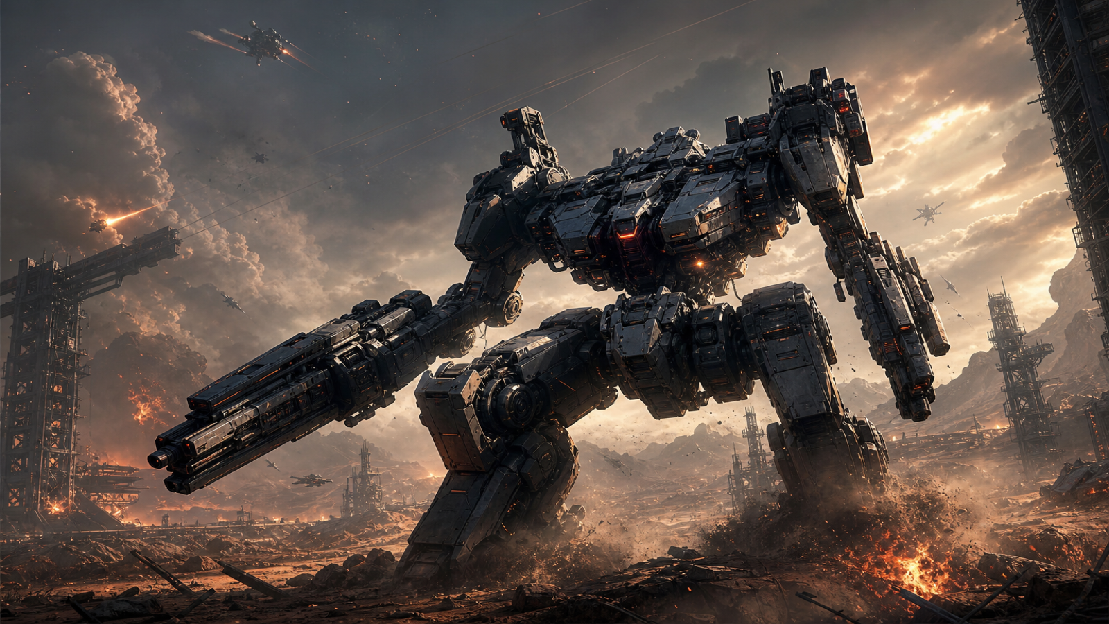 Armored Core VI Fires of Rubicon original game remake reference artwork 2