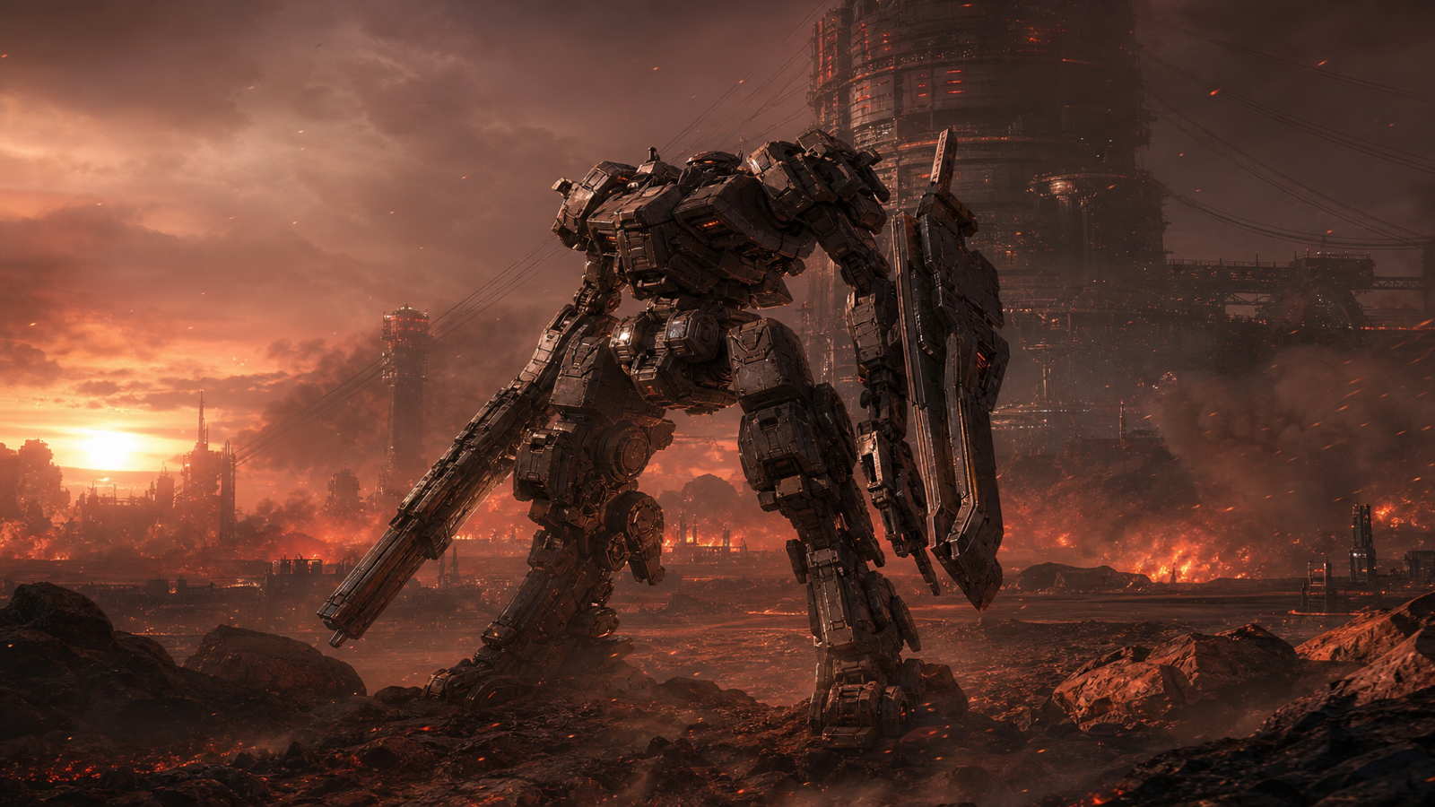 Armored Core VI Fires of Rubicon original game remake reference artwork 3