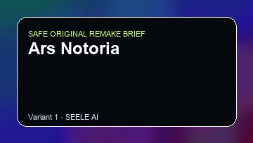 Ars Notoria Hard West DIY Game Maker preview