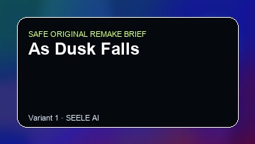 As Dusk Falls Game Customer Remake preview