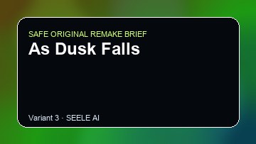 As Dusk Falls original game remake reference artwork 3