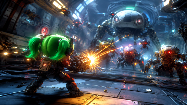 Assault Android Cactus original game remake reference artwork 2