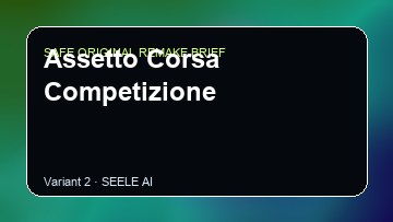 Assetto Corsa Competizione original game remake reference artwork 2