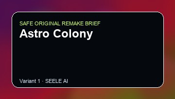 Astro Colony original game remake reference artwork 1