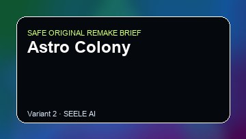 Astro Colony original game remake reference artwork 2