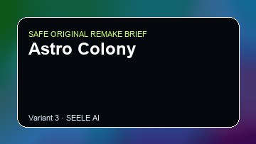 Astro Colony original game remake reference artwork 3