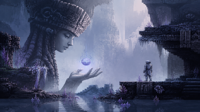 Axiom Verge 2 original axiom verge 2 custom game reference artwork 3