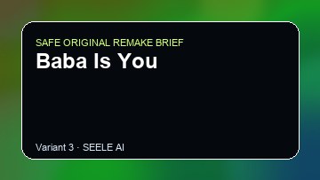 Baba Is You original game remake reference artwork 3