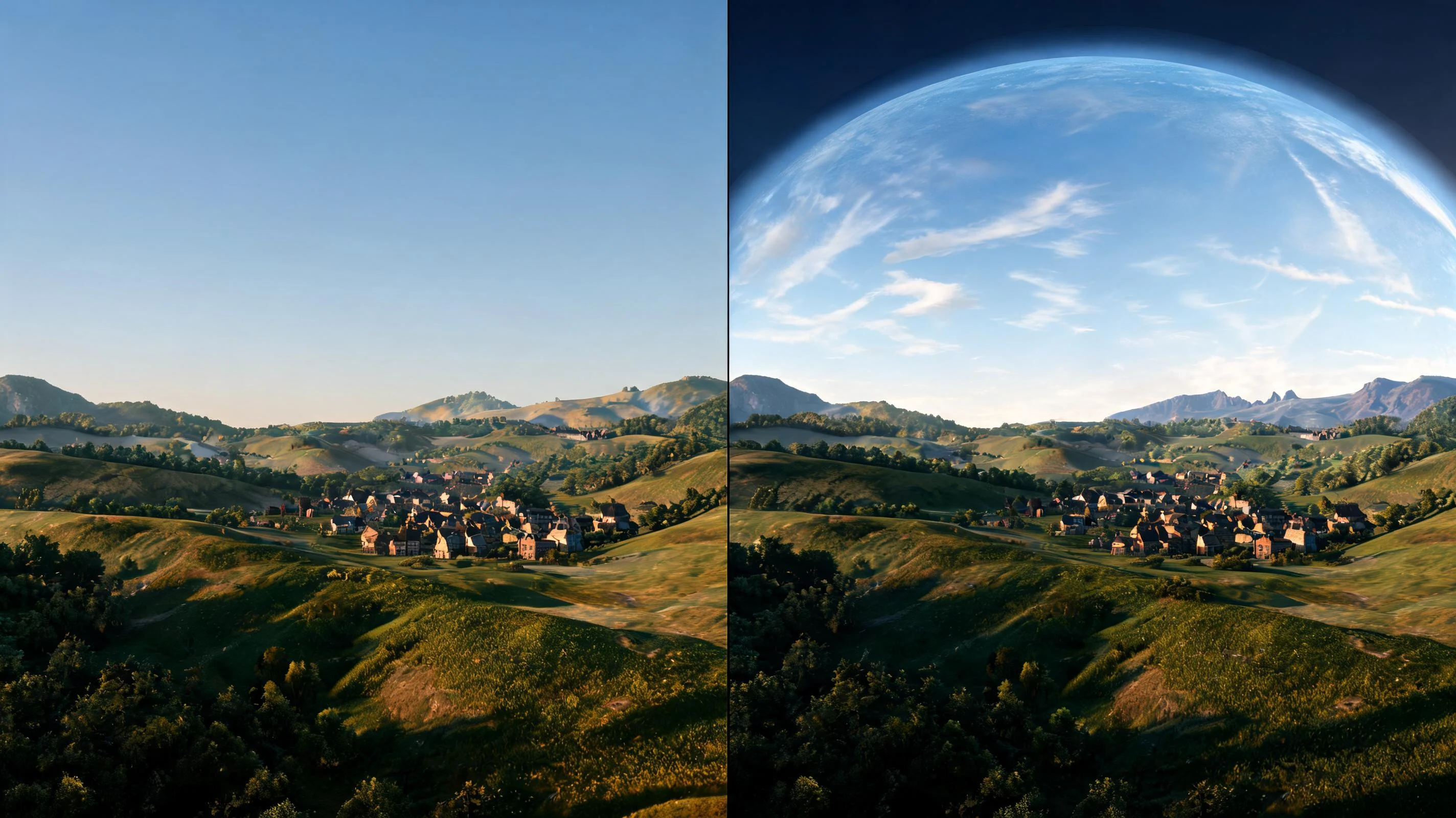 Stronger Spatial Framing illustration for Background HDRI
