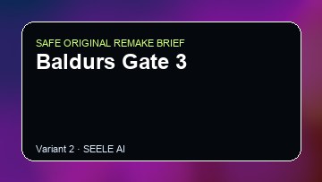 Baldurs Gate 3 original game remake reference artwork 2