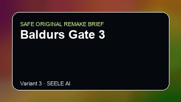 Baldurs Gate 3 original game remake reference artwork 3