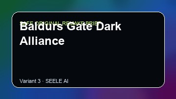 Baldurs Gate Dark Alliance original game remake reference artwork 3