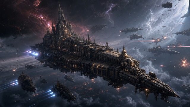 Battlefleet Gothic Armada 2 original game remake reference artwork 2