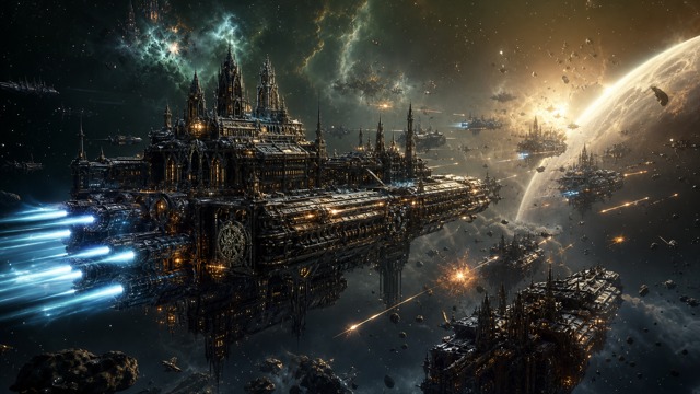 Battlefleet Gothic Armada 2 original game remake reference artwork 3