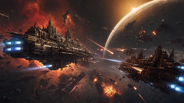 Battlefleet Gothic Armada original game remake reference artwork 1