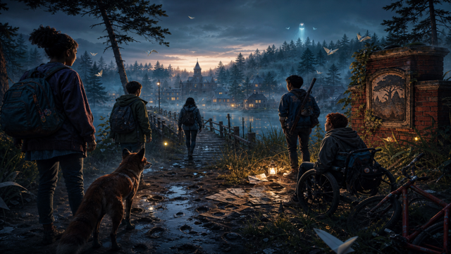 Beacon Pines original game remake reference artwork 1