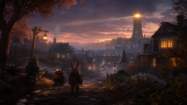 Beacon Pines original game remake reference artwork 3