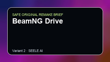 BeamNG Drive original game remake reference artwork 2