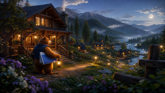 Bear and Breakfast original game remake reference artwork 2