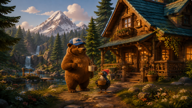 Bear and Breakfast original game remake reference artwork 3