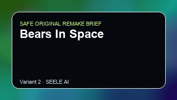 Bears In Space original game remake reference artwork 2