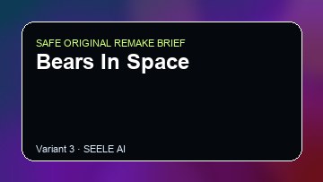 Bears In Space original game remake reference artwork 3