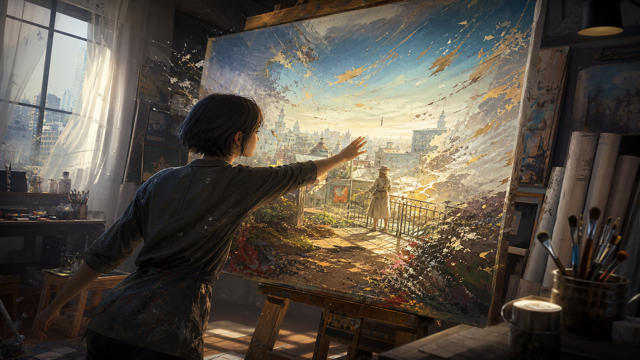 Behind the Frame original game remake reference artwork 2